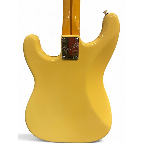 Used Fender 1980s Stratocaster Vintage Yellow Solid Body Electric Guitar