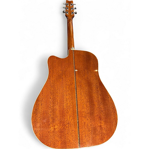 Used Washburn D10SCE Natural Acoustic Guitar