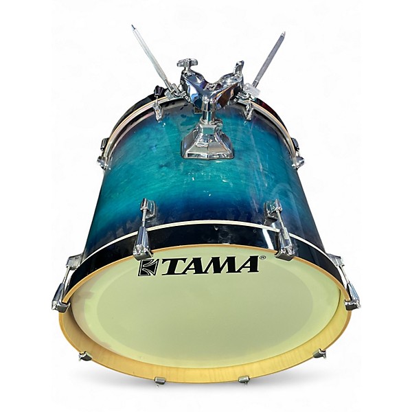 Used TAMA 7 Piece superstar classic Blue Lacquer Burst Drum Kit