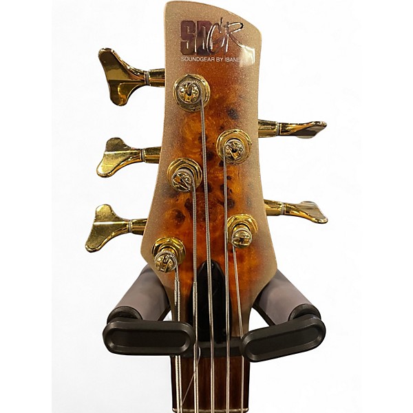 Used Ibanez SR405EPBDX SPALTED GOLDBURST Electric Bass Guitar