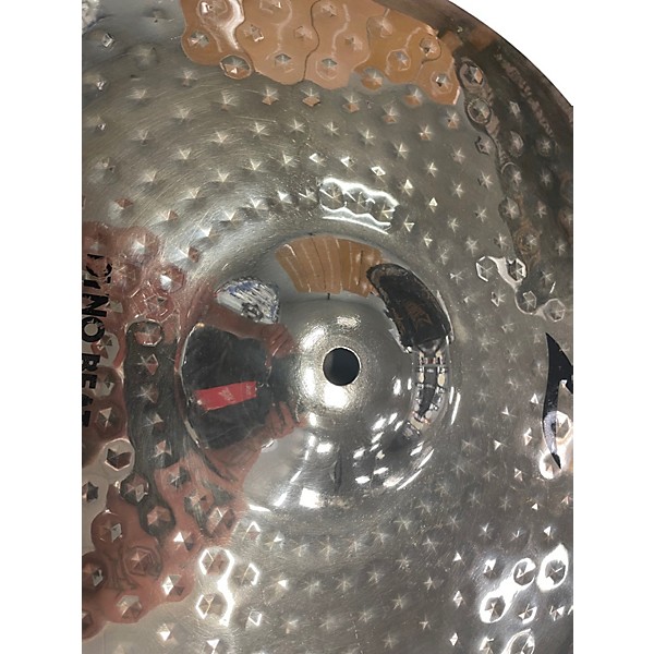 Used Zildjian 14in Z Custom Dyno Beat Hi Hat pair Cymbal