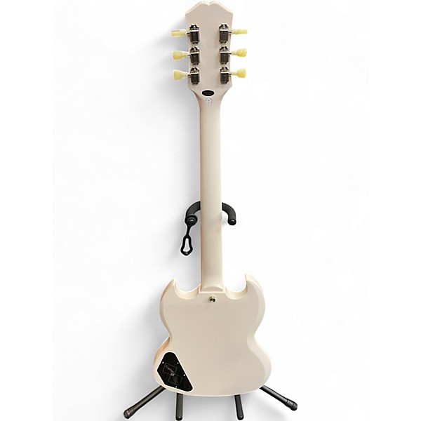 Used Epiphone 1961 Les Paul SG Standard Aged Classic White Solid Body Electric Guitar