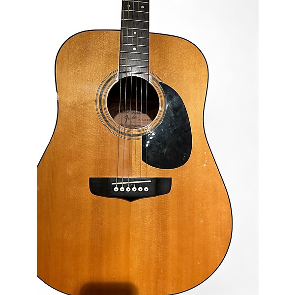 Used Fender concord II Natural Acoustic Guitar