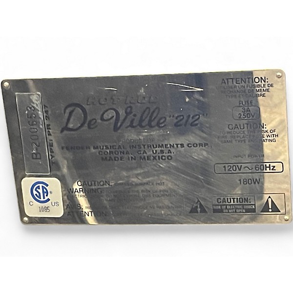 Used Fender Hot Rod Deville 60W 2x12 Tube Guitar Combo Amp