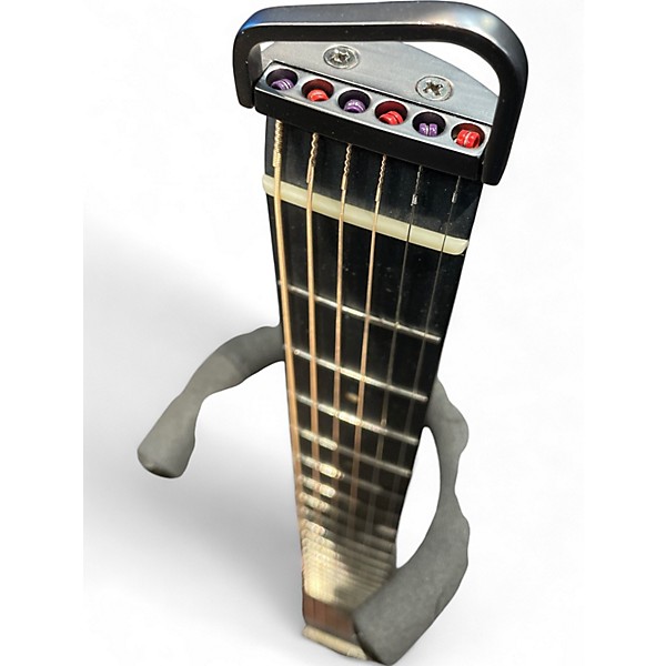 Used Donner Hush 1 Silent Guitar 2 Color Sunburst Acoustic Electric Guitar