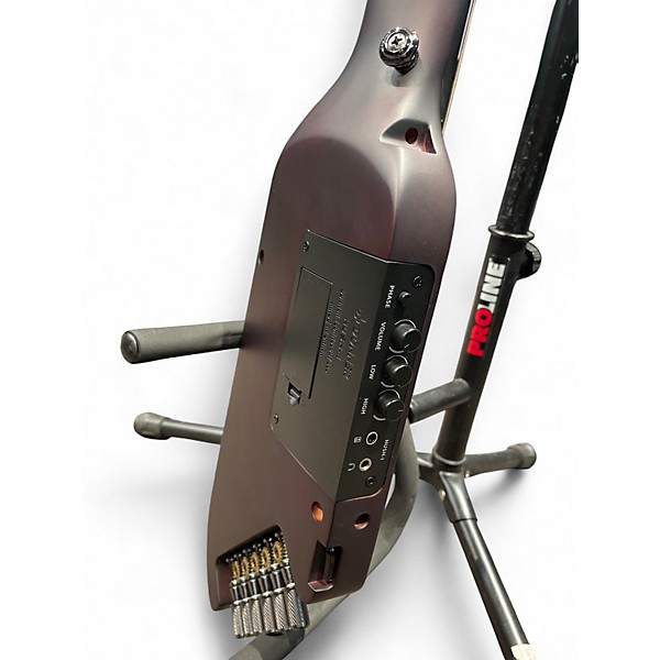 Used Donner Hush 1 Silent Guitar 2 Color Sunburst Acoustic Electric Guitar