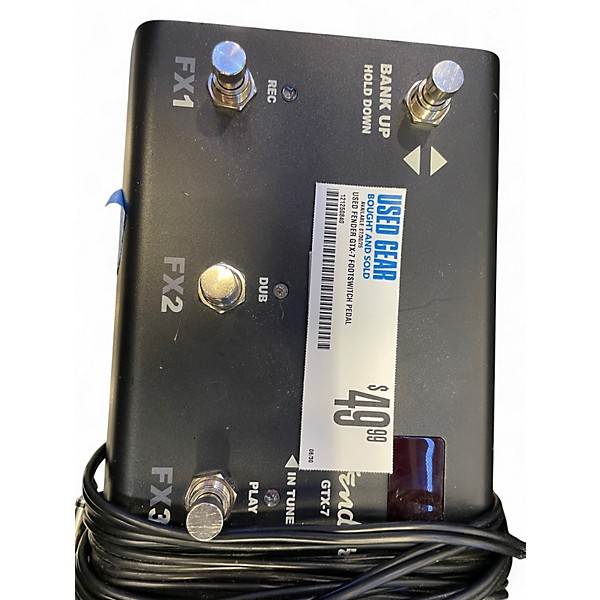 Used Fender GTX-7 FOOTSWITCH Pedal