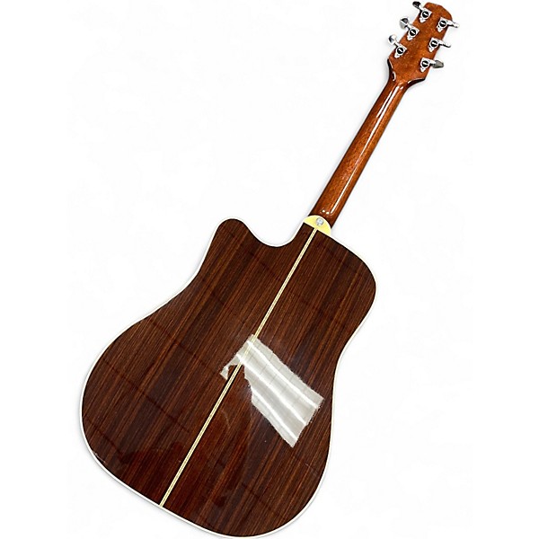 Used Takamine EF360SC Natural Acoustic Electric Guitar