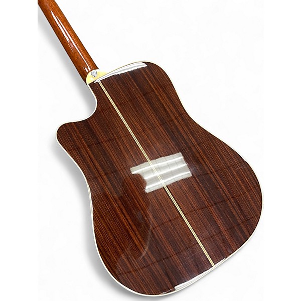 Used Takamine EF360SC Natural Acoustic Electric Guitar