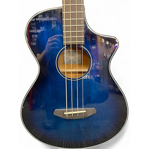 Used Breedlove pursuit exotic s conert Twilight Acoustic Bass Guitar
