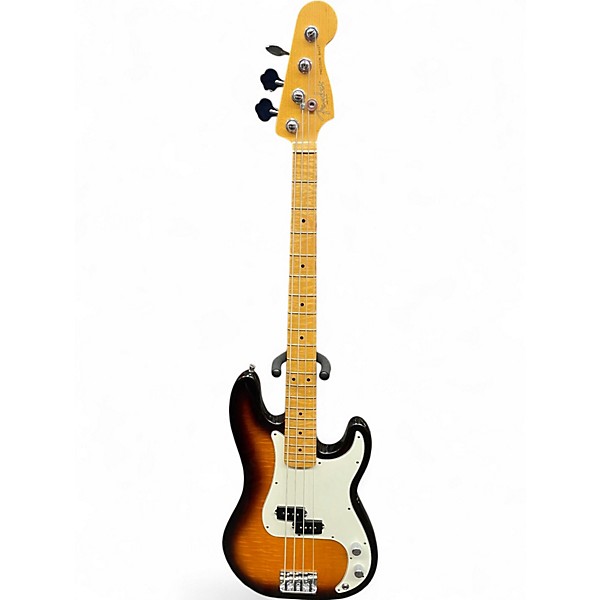 Used Fender American Select Precision Bass 2 Color Sunburst Electric Bass Guitar