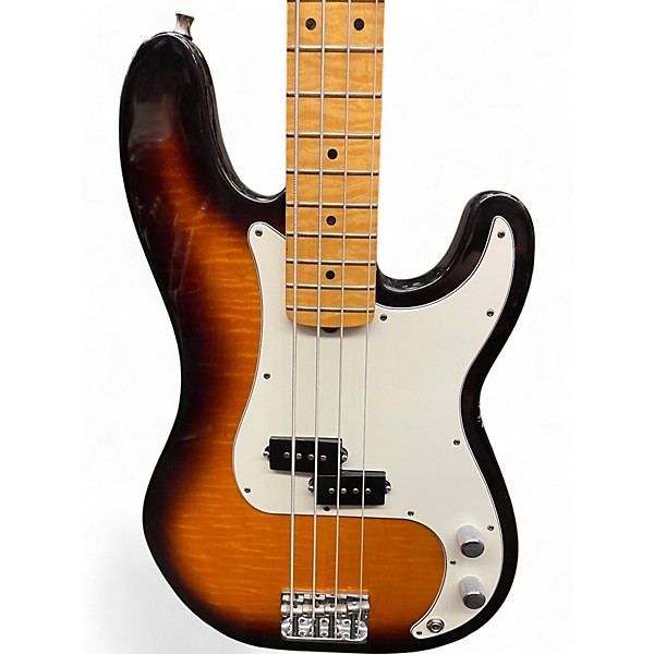 Used Fender American Select Precision Bass 2 Color Sunburst Electric Bass Guitar