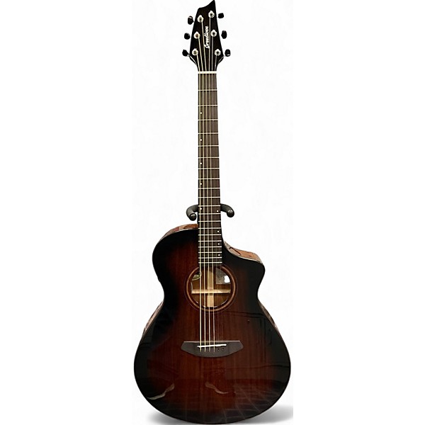 Used Breedlove WILDWOOD CN SUEDE CE Brown Sunburst Acoustic Electric Guitar