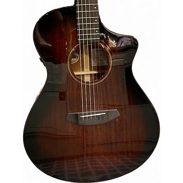 Used Breedlove WILDWOOD CN SUEDE CE Brown Sunburst Acoustic Electric Guitar