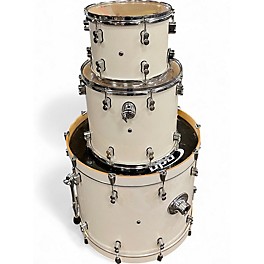 Used PDP by DW 3 Piece CONCEPT MAPLE WHITE SPARKLE Drum Kit