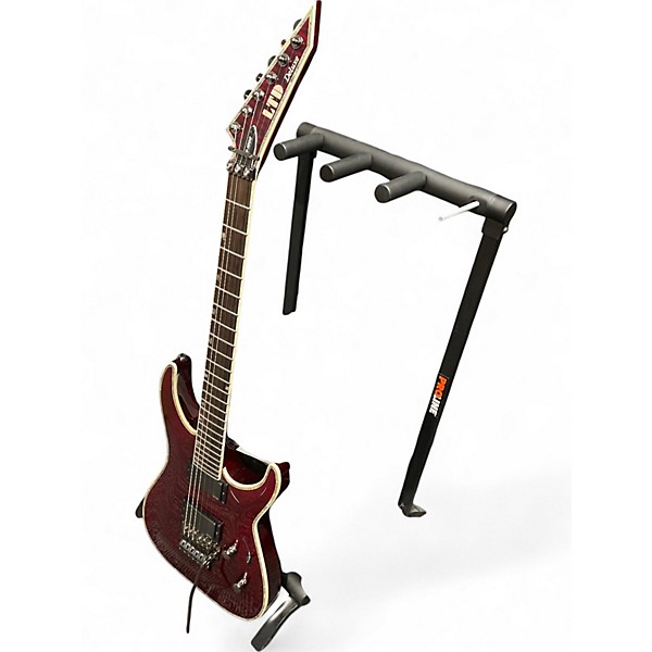 Used ESP MH1000 TRANS RED Solid Body Electric Guitar