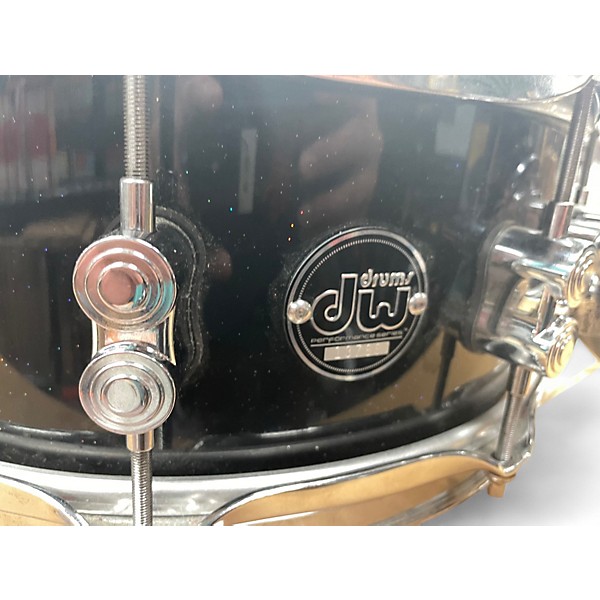 Used DW 14X6.5 Performance Series Snare Black Mirra Drum