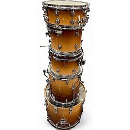 Used 2009 Verve 5 Piece Birch Rock Tobacco fade Drum Kit