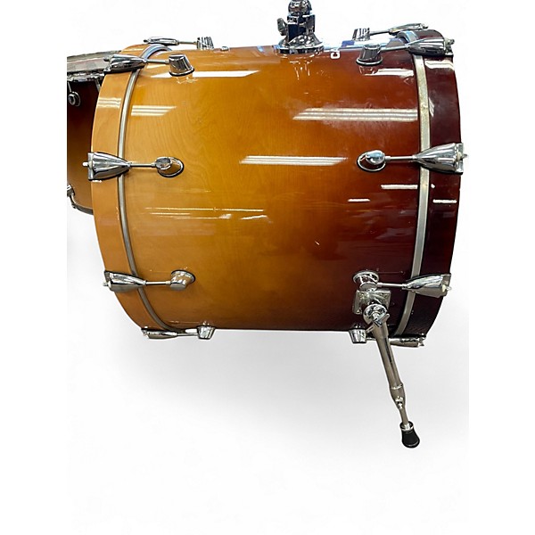 Used 2009 Verve 5 Piece Birch Rock Tobacco fade Drum Kit