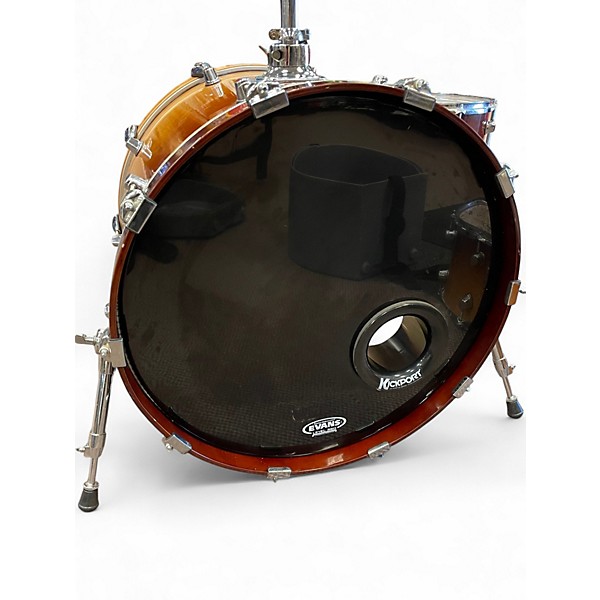 Used 2009 Verve 5 Piece Birch Rock Tobacco fade Drum Kit