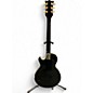 Used Crestline Single Cut Ebony Solid Body Electric Guitar
