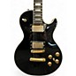 Used Crestline Single Cut Ebony Solid Body Electric Guitar