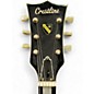 Used Crestline Single Cut Ebony Solid Body Electric Guitar