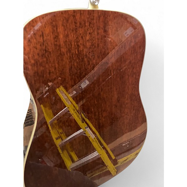 Used Alvarez MD710E Natural Acoustic Electric Guitar