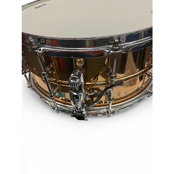 Used Ludwig 6.5X14 PHONIC  POLISHED BRONZE Drum