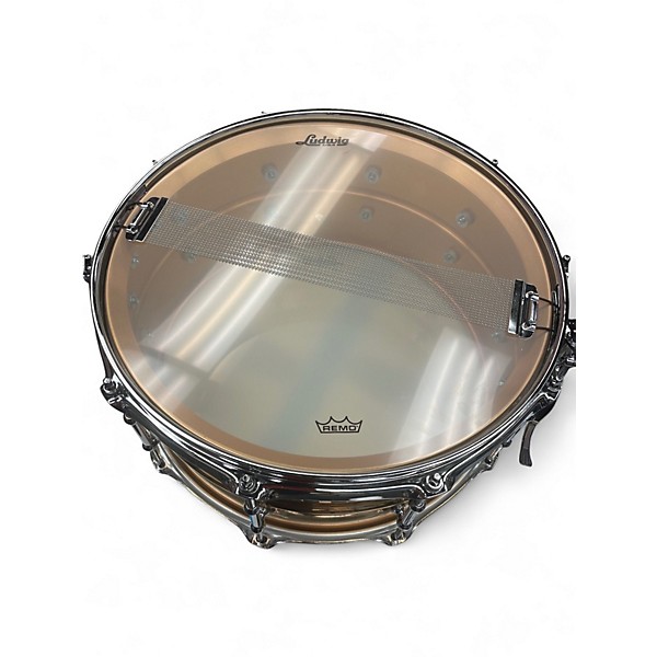 Used Ludwig 6.5X14 PHONIC  POLISHED BRONZE Drum