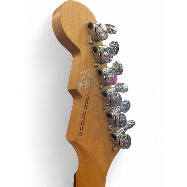 Used Reverend Double Agent OG Metallic Silver Freeze Solid Body Electric Guitar