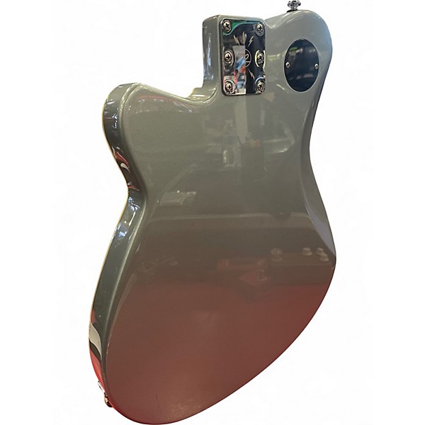 Used Reverend Double Agent OG Metallic Silver Freeze Solid Body Electric Guitar