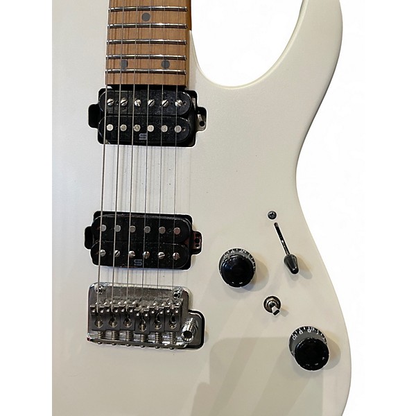 Used Ibanez PRESTIGE AZ2402 Pearl White Solid Body Electric Guitar