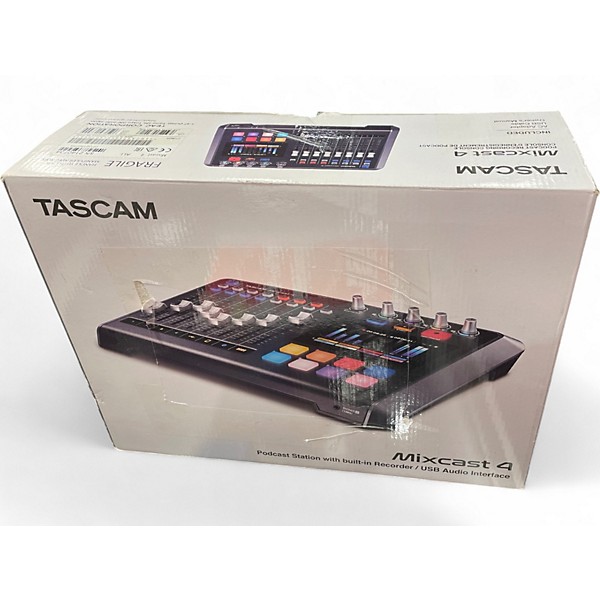 TASCAM MIXCAST4 デジタルミキサー Mixcast 4 | Podcast Mixer, Recorder, USB Audio Interface