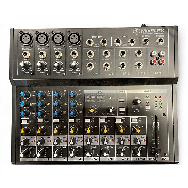 Used Mackie MIX12FX Powered Mixer