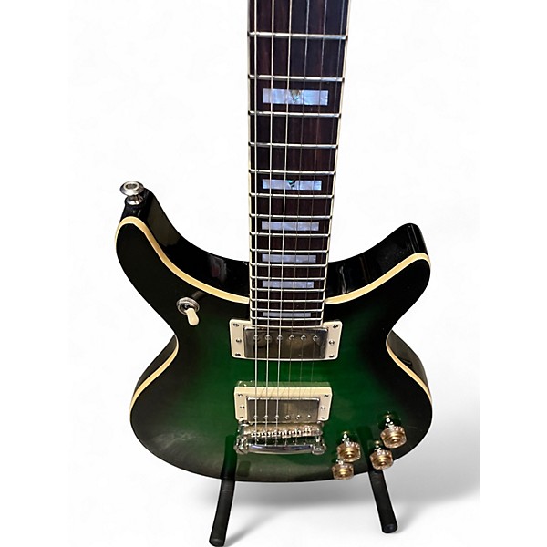 Used Epiphone DC Pro GREEN BURST Solid Body Electric Guitar