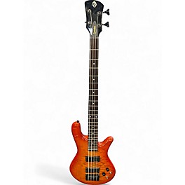 Used Spector Performer 4 Orange Electric Bass Guitar