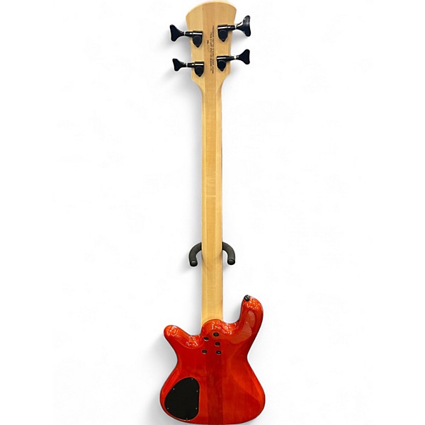 Used Spector Performer 4 Orange Electric Bass Guitar