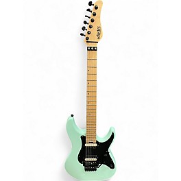 Used Schecter Guitar Research Sun Valley Shredder Sea Foam Green Solid Body Electric Guitar