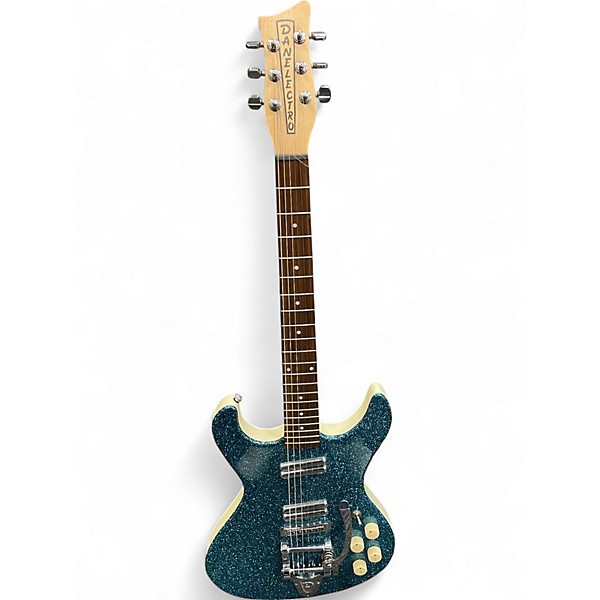 Used Danelectro Hodad BLUE SPARKLE Solid Body Electric