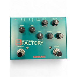Used Sonicake B FACTORY BASS PREAMP Bass Effect Pedal