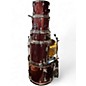 Used Ludwig 5 Piece BACKBEAT WINE RED SPARKLE Drum Kit thumbnail