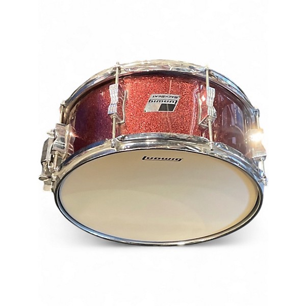 Used Ludwig 5 Piece BACKBEAT WINE RED SPARKLE Drum Kit