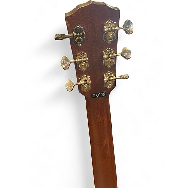 Used Fender Paramount PO-220e Natural Acoustic Electric Guitar