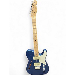 Used Squier Paranormal Baritone Cabronita Telecaster Lake Placid Blue Solid Body Electric Guitar