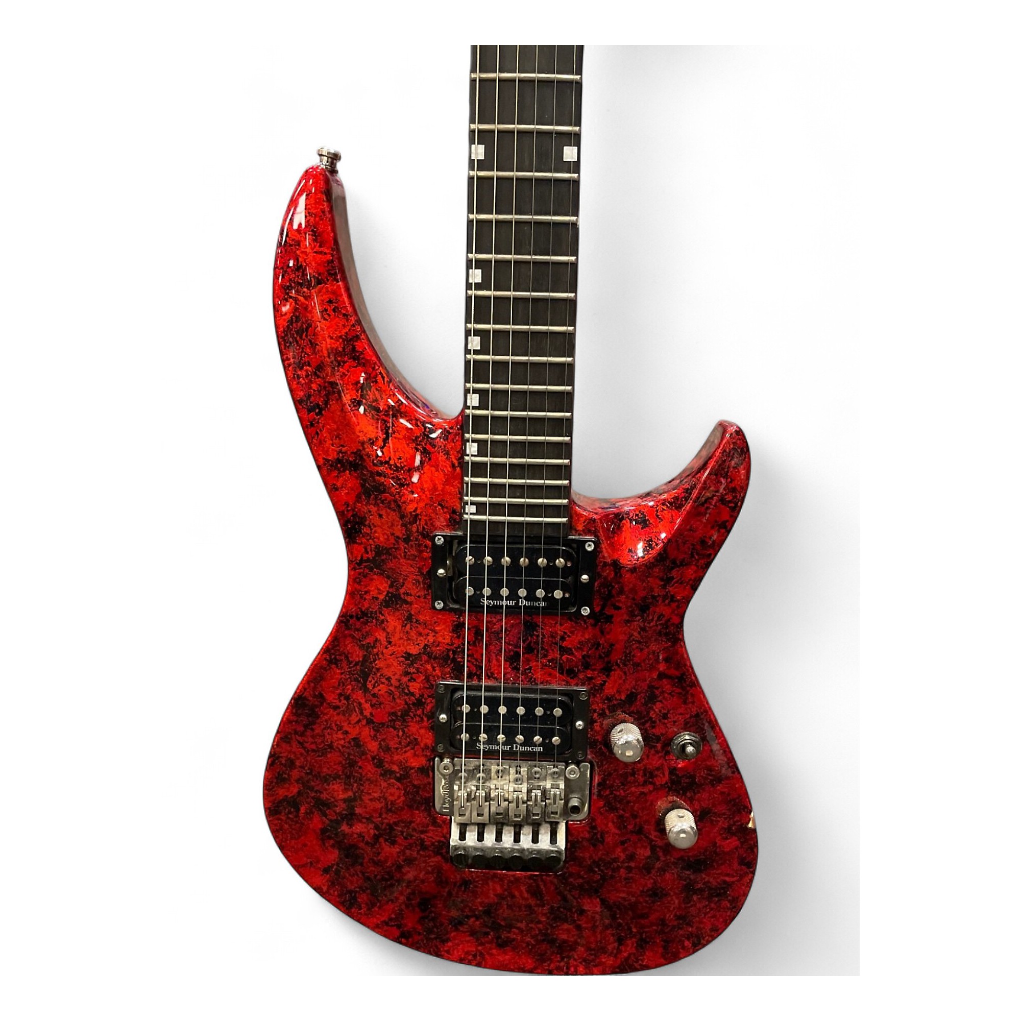 Used ESP Edwards E-HR-135 III Volcano Red Solid Body Electric