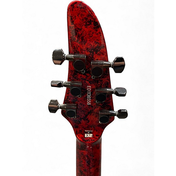 Used ESP Edwards E-HR-135 III Volcano Red Solid Body Electric Guitar