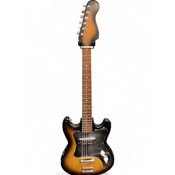 Used Decca DMI 2 Color Sunburst Solid Body Electric Guitar