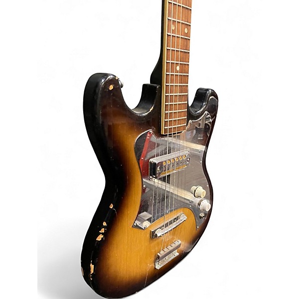 Used Decca DMI 2 Color Sunburst Solid Body Electric Guitar