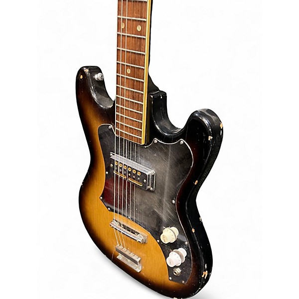 Used Decca DMI 2 Color Sunburst Solid Body Electric Guitar